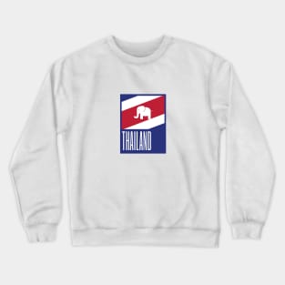 Thailand Country Symbols Crewneck Sweatshirt